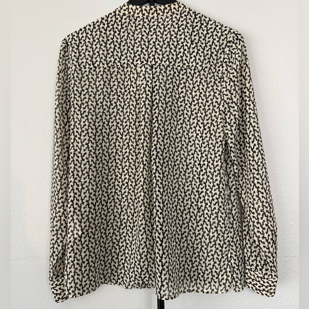Reiss Lea Desert Trail Print Shirt Women’s Size 8 - Picture 15 of 16